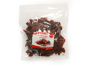 Лещ холодного копчения: Говядина вяленая (строганина)