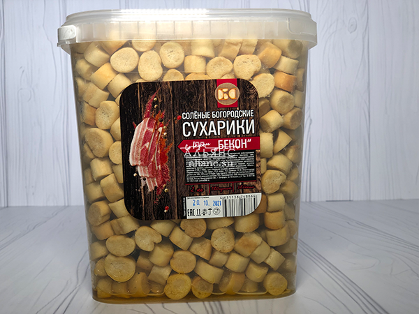 Сухарики с беконом в Видном