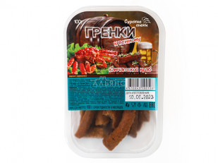 Сурские гренки Томат спайси (100 гр): Сурские гренки Камчатский краб (100 гр)