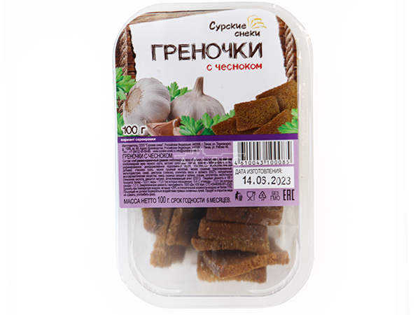 Сурские гренки с Чесноком (100 гр) в Видном