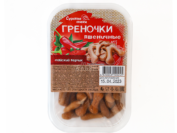 Сурские гренки Тайский перчик (100 гр) в Видном
