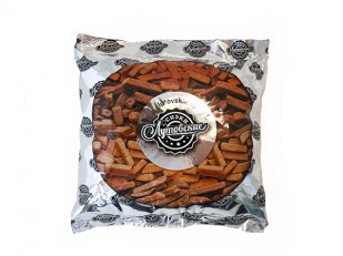 Сом (бабочка) холодного копчения: Гренки пшеничные 