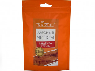 Мясо (АЛЬЯНС) вяленое индейка с халапеньо (500гр): Мясо (АЛЬЯНС) вяленое индейка 