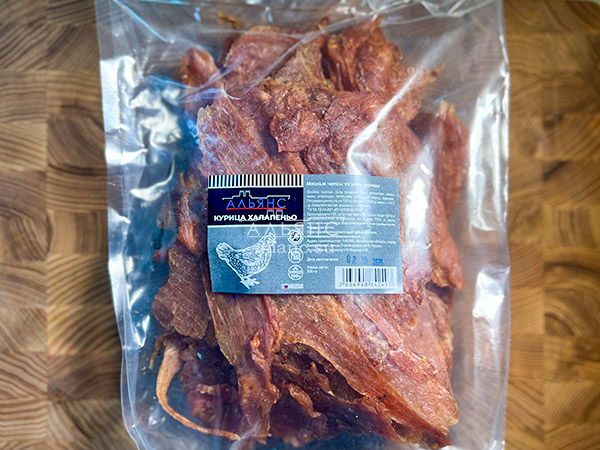 Мясо (АЛЬЯНС) вяленое курица 500гр "С халапеньо" в Видном