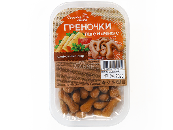 Сурские (ПШЕНИЧНЫЕ) Сливочный сыр (100 гр) в Видном