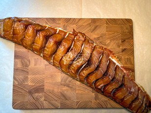 Камбала с икрой холодного копчения: Юкола Толстолобика х/к