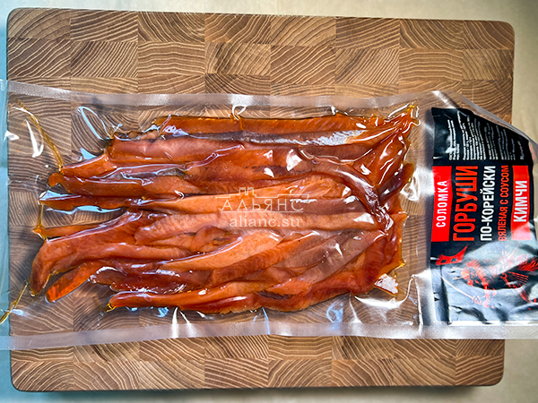 Горбуша соломка по-корейски в Видном