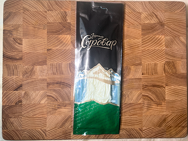 Сыр 60 гр ГОРНЫЙ СЫРОВАР (Паутинка белая с укропом и чесноком) в Видном